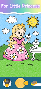 Princess coloring pages book