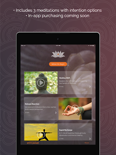 Screenshot of IAM Yoga Nidra™