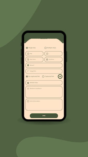 Fishing Diary Screen 3