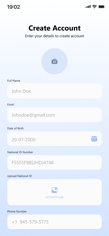 Ndessi Finance Screen 2