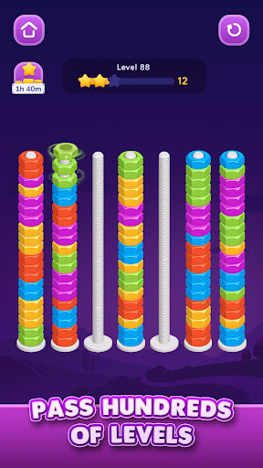 Nut Sort: Color Sorting Game screenshot 1