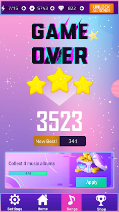 Milana Hametova Piano Tiles - Screenshot 4
