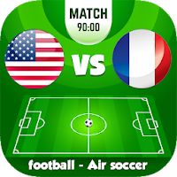 Air soccer ball : football game