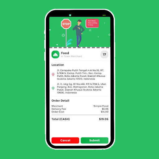 Rajojek - Kurir, Transportasi Online