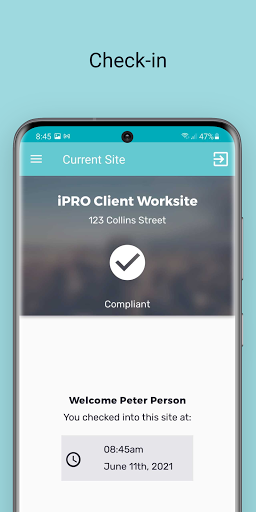 iPRO Access Screen 3