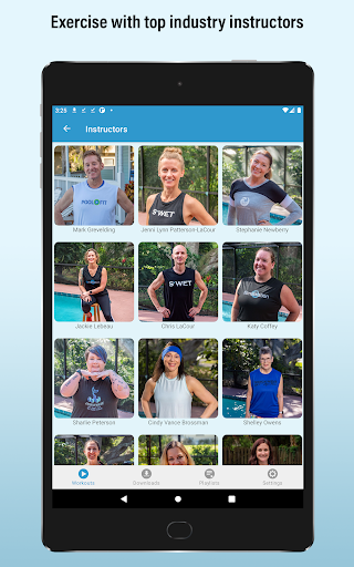Screenshot of PoolFit