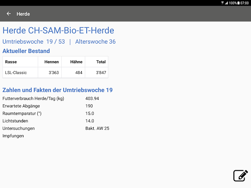 EiPPS Herdenmanagement Screen 2