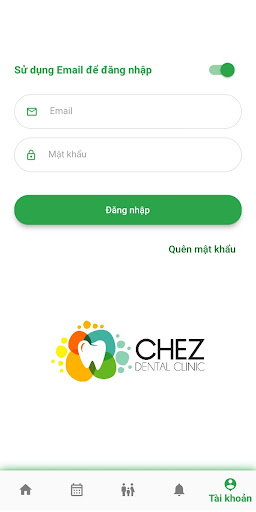 Android application Chez Dental screenshort