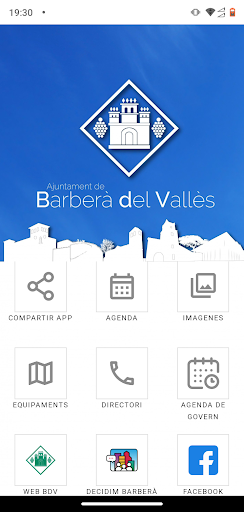 Android application Barberà del Vallès. screenshort