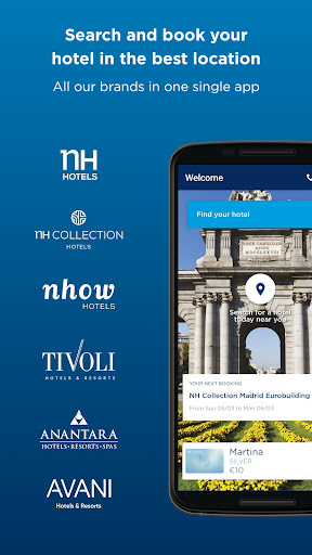 Android application NH Hotel Group–Book your hotel screenshort