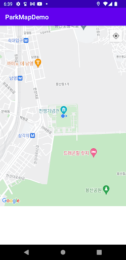 MapDemo Screen 3