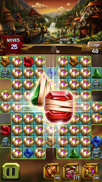 Jewel Amazon : Match 3 Puzzle banner