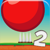 Red Bouncing Ball Spikes 2 icon