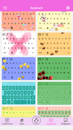 Cool Fonts Keyboard & Themes Screen 3