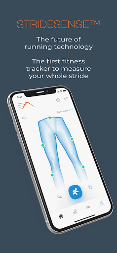 Android application STRIDESENSE screenshort