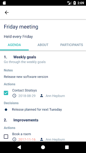 Stratsys Meetings Screen 2