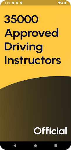 Android application Driving Instructors Finder screenshort