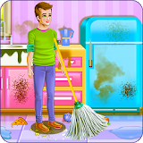 Daddy Messy House Cleaning icon