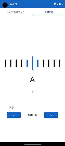 MetroTuner Screen 2