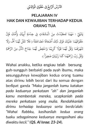 Nasehat Ayah Kepada Anaknya