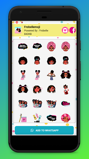 Frobellemoji Stickers Screen 2