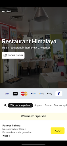 Restaurant Himalaya Rathenow Screen 2