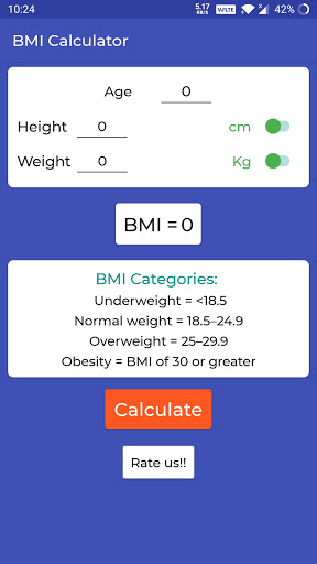 BMI Calculator for Indian Screen 3
