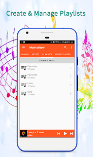 Music Player Schermata