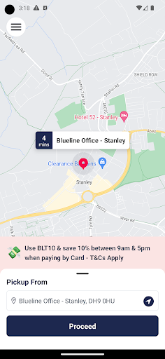 Android application Blueline screenshort