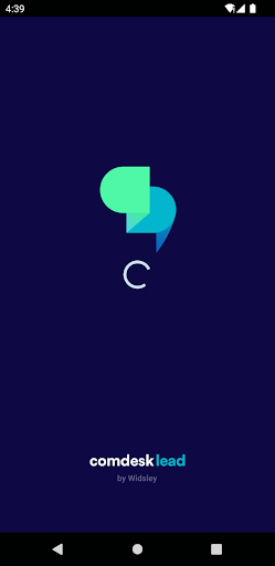 Android application Comdesk Lead screenshort