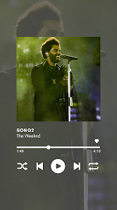 Screenshot 2 Music The Weeknd Song Mp3 android