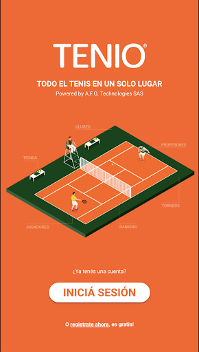 Android application TENIO screenshort