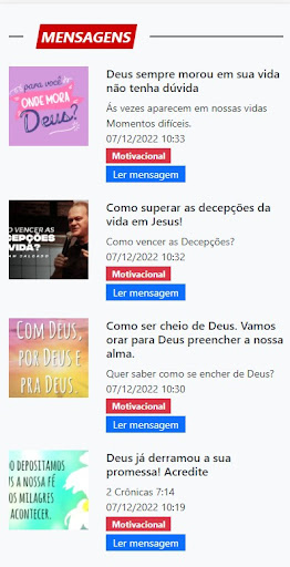 Android application VER HOJE screenshort
