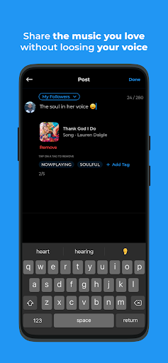 Jamselect: Music Communities Screen 2