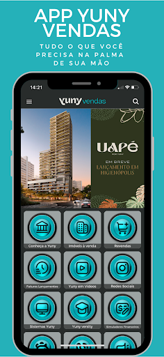 Android application Yuny Vendas screenshort