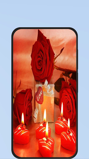 Android application red rose love screenshort
