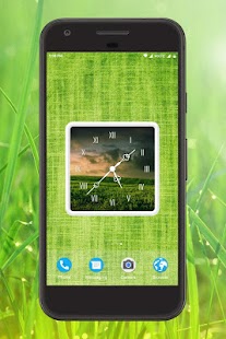 Grass Clock Live Wallpaper Screenshot