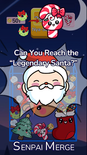 Android application Merge Me Senpai : Kawaii Merge screenshort