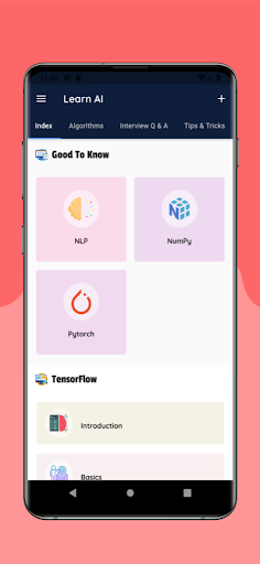 Screenshot of Learn Artificial Intelligence