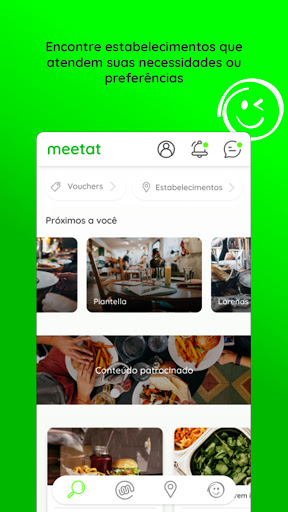 Android application meetat screenshort