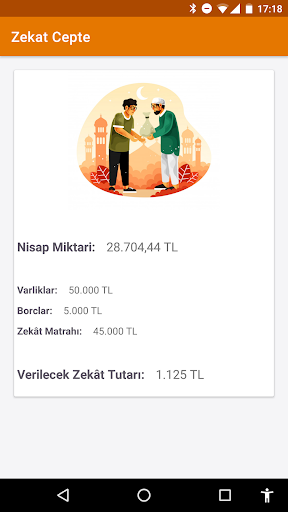 Zekat Hesaplama Cepte Screen 2