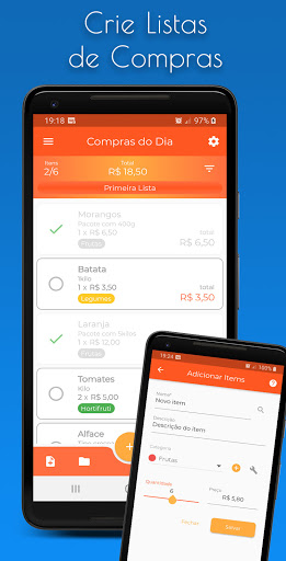 Android application Compras do Dia screenshort