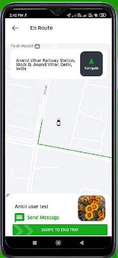 Femcab Driver Screen 3