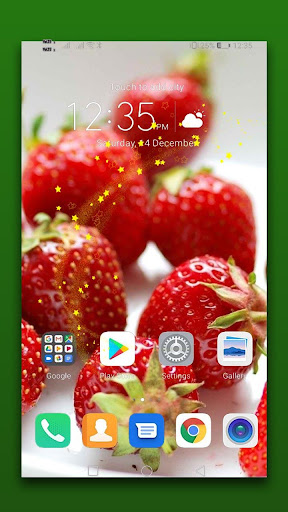 Strawberry Live Wallpaper Screen 3