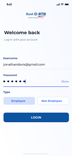 Android application BTN SMART screenshort