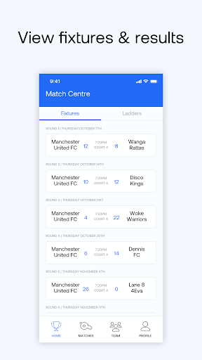 LeagueUp Sport Screen 2