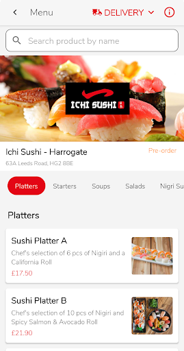 Ichi Sushi Leeds Screen 2