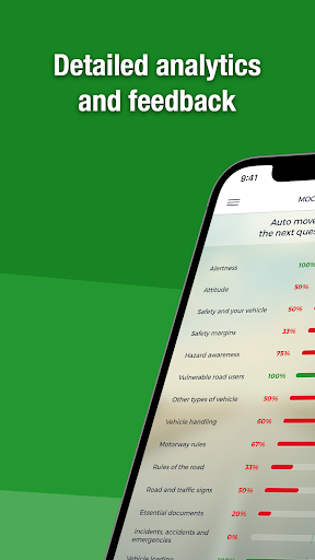 Screenshot of Motorcycle Theory Test UK Kit