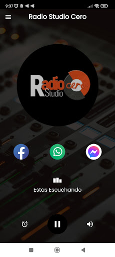 Android application Radio Studio Cero screenshort