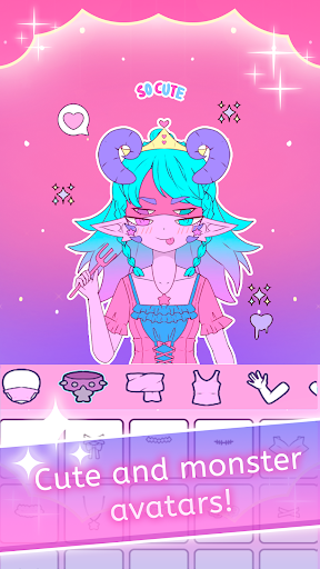 لعبة صانع الرمزية Roxie Girl لقطة شاشة للعبة الأندرويد 4
